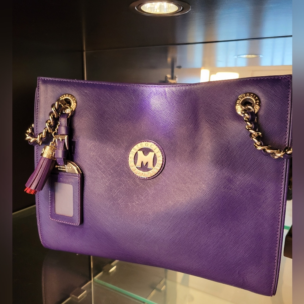 METROCITY Saffiano Shoulder Bag NWOT - Picture 4 of 14